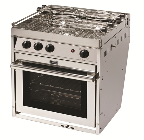 Force 10 gasoven met 3 of 4-pits kookplaat