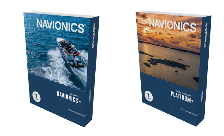 Navionics+ en Navionics Platinum+ waterkaarten