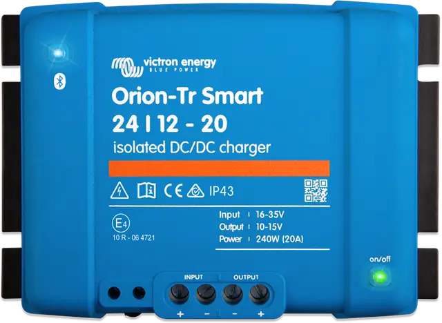 Ge&iuml;soleerde Orion-Tr Smart DC-DC-acculader