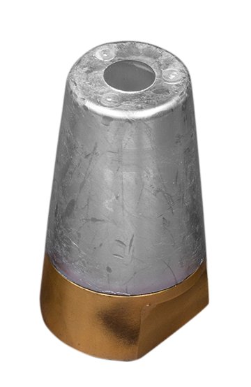 Radice propellermoer met conische aluminium anode - 00413 1 - TA00410AL