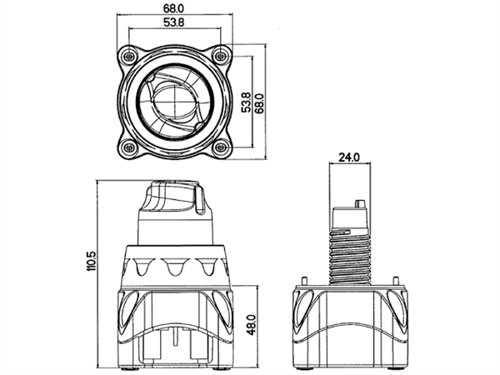 BEP 700 "Easy Fit" hoofdschakelaar  - 00598636 02 small - TE598636