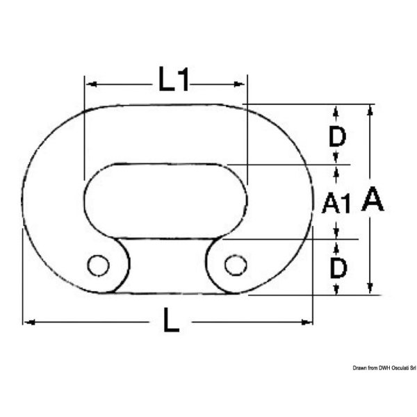 Noodschalm r.v.s. 6mm - 01671xx dis - EU01.671.06