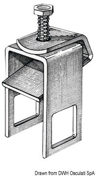 Roller fasten.bracket 40x60mm - 0204080 - EU02.040.80