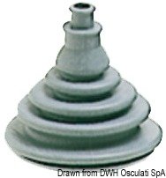Fairlead bellow,grey rubber - 0341201 - EU03.412.01