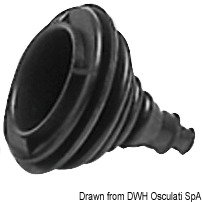 Small black fairlead bellow - 0341300 - EU03.413.00