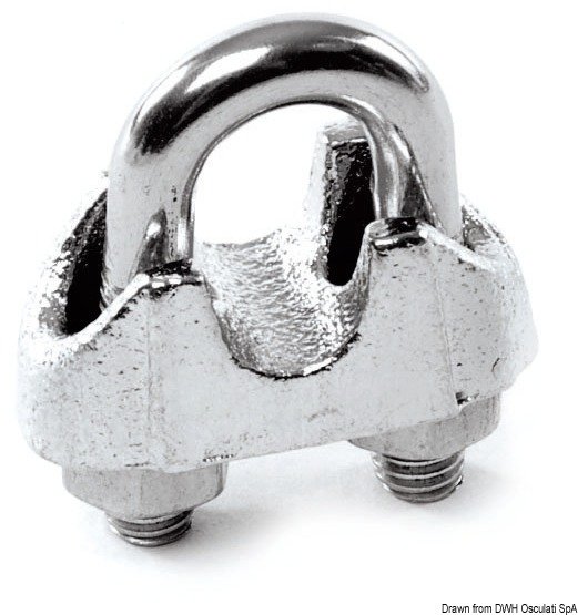 U-bolt clamp AISI 316 1.5/2 mm - 04181xx - EU04.180.00