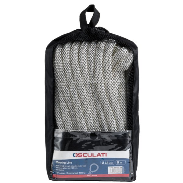 Mooring line with eye white 20 mm x 12 m - 0644434 new2017 - EU06.444.38
