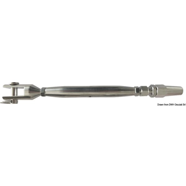 Turnbuckle w. biconical terminal 4 mm - 07385xx - EU07.385.08
