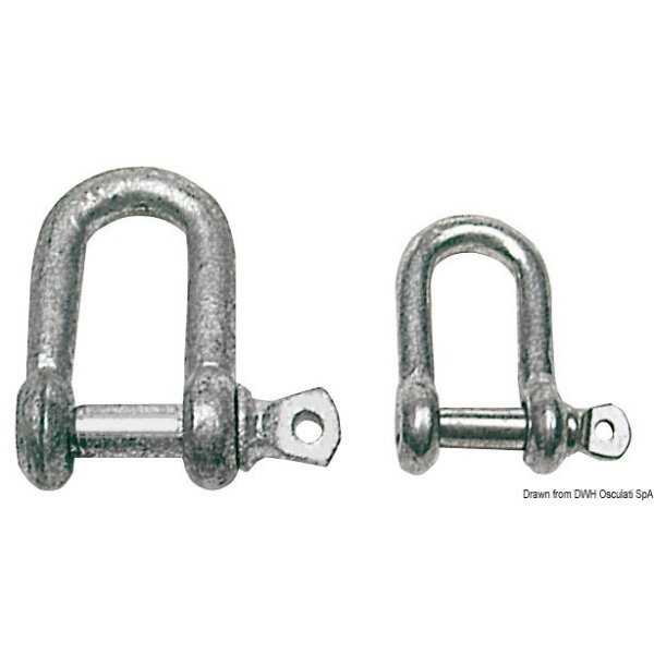 Shackle made of GHD steel 12 mm (10x) - 08320xx - EU08.320.12