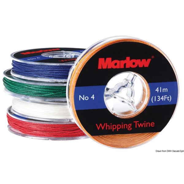 Marlow black whipping twine (12pcs) - 1020702 - EU10.207.34