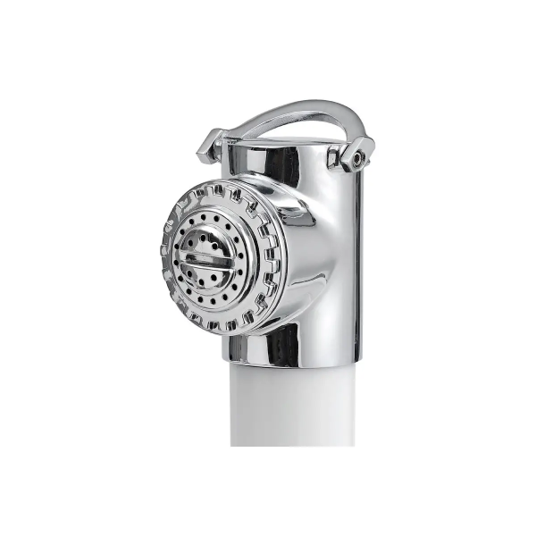 Evo douche - 1525071 white shower enclosure classic evo 25mm nylon hose flat mount 2 - EU15.250.71