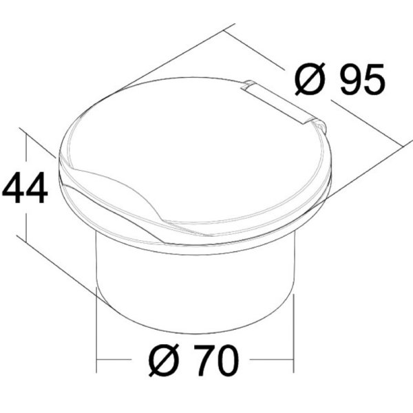 Evo douche - 1525084 evo douche tekening - EU15.250.84