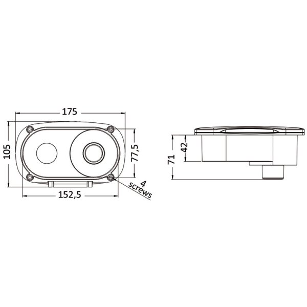Elissa Shower Box - Keji - 1532431 elissa shower box keji tekening - EU15.324.31
