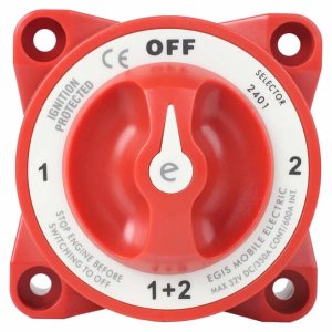 e-serie 350A accukeuzeschakelaar OFF/1/BOTH/2 - 2401b - EG2401