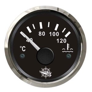 Osculati water temperature gauge 40/120&deg; black/glossy - 27 321 08 - EU27.321.08