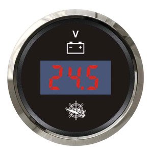 Osculati digital voltmeter 8/32V black/glossy - 27 321 40 - EU27.321.40