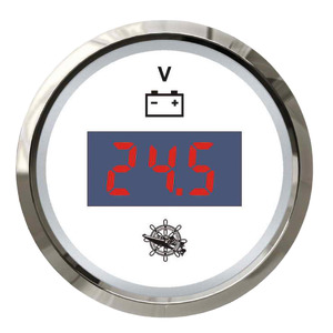 Osculati digital voltmeter 8/32V white/glossy - 27 322 40 - EU27.322.40