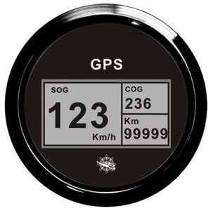 Osculati speedometer compass mile counter GPS black/black - 27 781 02 2014 - EU27.781.02