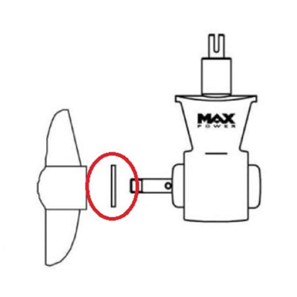 MP breekpen &Oslash;5x40 tbv boegschroef &Oslash;185 - 312053 - AB312053