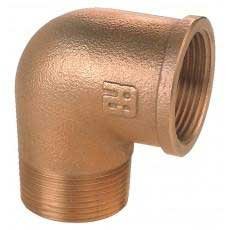 Bronzen bochten bi/bu 90&deg; - 90 elbow m f - 03060-BRONS