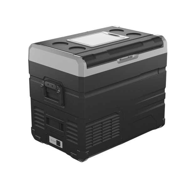 CN Comfort koelbox type TW45 - Achterkant cn comfort koelbox tw45 zwart met handvaten en display - CNK-TW45