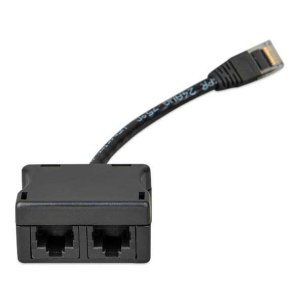 RJ45-splitter 1x RJ45 mannelijk - 2x RJ45 vrouwelijk (15 cm) - Ass030065510 - VIASS030065510