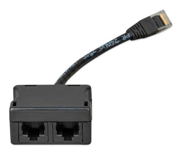 RJ45-splitter 1x RJ45 mannelijk - 2x RJ45 vrouwelijk (15 cm) - Ass030065510 - VIASS030065510