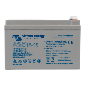AGM Super Cycle accu met schroefdraad 12V/15Ah (M5) - Bat412015080 12v 15ah accu - VIBAT412015081