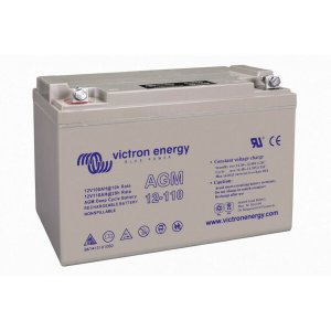 AGM Deep Cycle accu 12V/110Ah - Bat412101084 victron agm accu 12v 110ah g 72 - VIBAT412101084