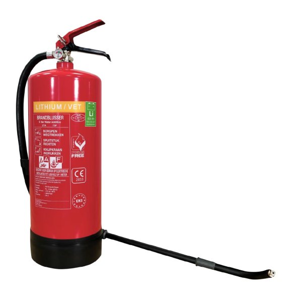 Lithiumschuimblusser 6 Liter LBF-6 FVAF - Bb060 lithiumschuimblusser 6 liter lbf 6 fvaf - BB060