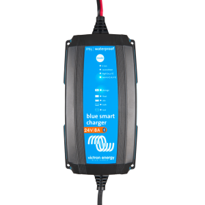 Blue Smart IP65 Charger 24/8 | CEE 7/17 | Retail - Blue smart charger 24v 8a top - VIBPC240831064R