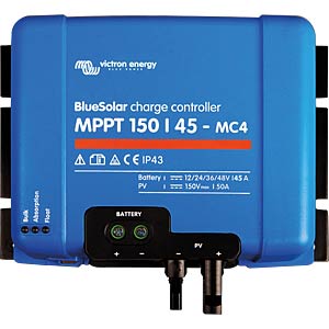 BlueSolar MPPT 150/45-MC4 (12/24/36/48V-45A) - Bluesolar mppt 15045 mc4 - VISCC010045300