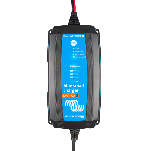 Blue Smart IP65 Charger 12/15 | CEE 7/16 | Retail - Bpc121532034r blue smart ip65 charger 12v 15a front - VIBPC121532034R