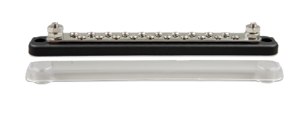 Busbar 150A 2P with 20 screws + cover - Busbar 20 - VIVBB115022020