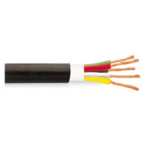 CN autokabel rond bruin/blauw/zwart/geel-groen - Cbnc0033 2 - HMLDM4X1.5