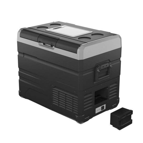CN Comfort koelbox type TW45 - Cn comfort koelbox tw45 zwart met handvaten en optionele reserve batterij - CNK-TW45