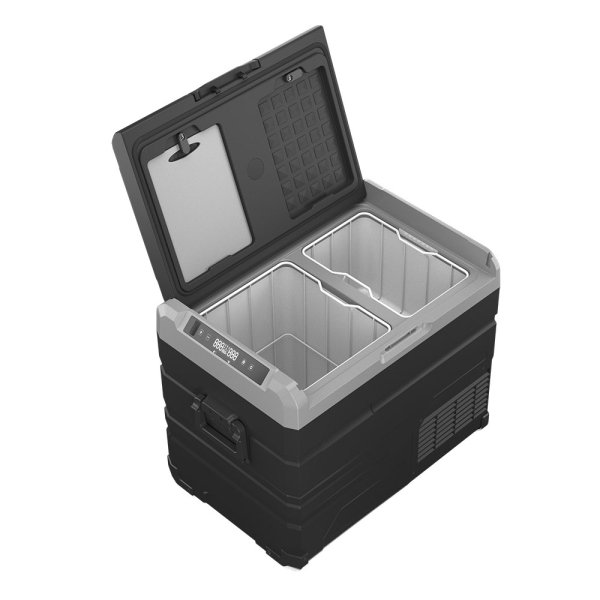 CN Comfort koelbox type TW45 - Cn comfort koelbox tw45 zwart met open klep handvaten en instelbaar display - CNK-TW45