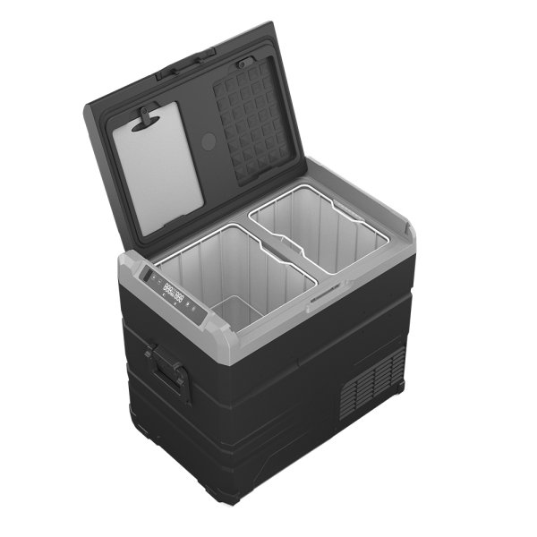 CN Comfort koelbox type TW55 - Cn comfort koelbox tw55 zwart met open klep handvaten en instelbaar display - CNK-TW55