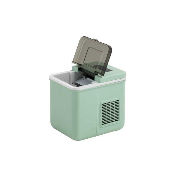 CN Comfort ijsblokjesmaker type ICE15 - Cnk ice15 ijsblokjesmaker groen klep open linksv2 - CNK-ICE15