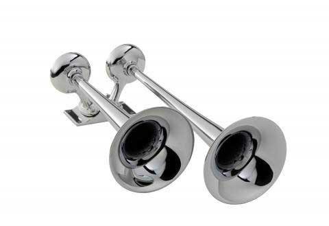 Kahlenberg dubbele hoorn Type D-0A - D0a chrome 0 1 - KH020
