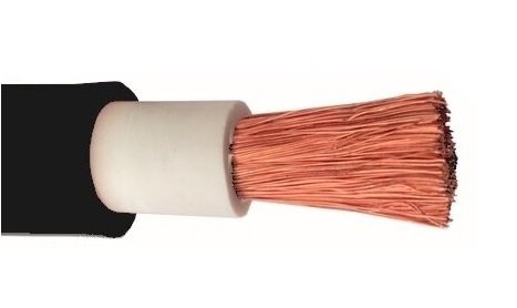 Accukabel dubbel ge&iuml;soleerd - Dubbel geisoleerde kabel zwart 2 - CT19090