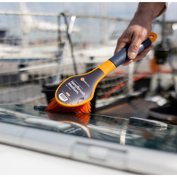 Deckmate handborstel oranje - Dudm135 deckmate handborstel medium oranje 3 - DM135