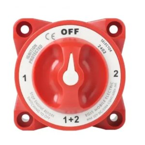 e-serie 350A accukeuzeschakelaar OFF/1/BOTH/2 met veldontkoppeling van de dynamo - Eg2402 - EG2402