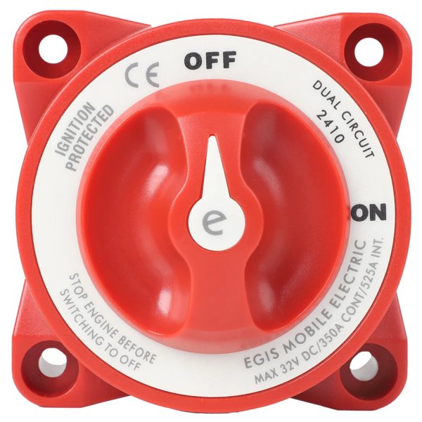 e-serie 350A dubbele circuit accuschakelaar ON/OFF - Eg2410 - EG2410