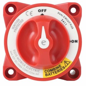 e-serie 350A dubbel circuit met gecombineerde accuschakelaar - Eg2411 - EG2411