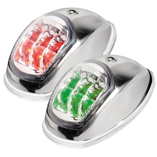 Evoled navigation lights polished SS bod - En 1103921cbianco new 09 - EU11.039.21