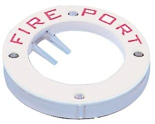 Fireport 68 x 45mm gepolijst wit plastic - En 1768000 - EU17.680.00