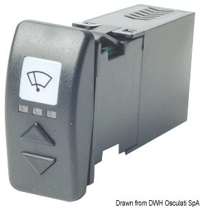 Switch for 2 windshield wipers 15 A - En 1975401 - EU19.755.02