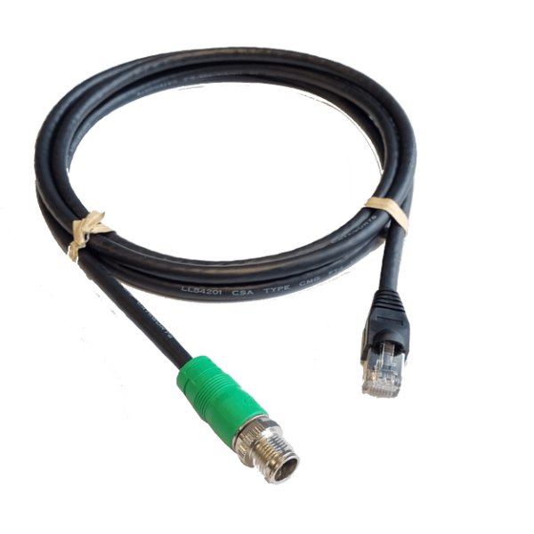 Ethernet kabel - groen M12 - RJ45 - Ethernet cable green m12 rj45 1 - SR00016080001