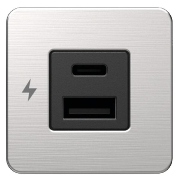 SCANSTRUT Double USB-A + USB-C Tile - Eu1419592 - EU14.195.92